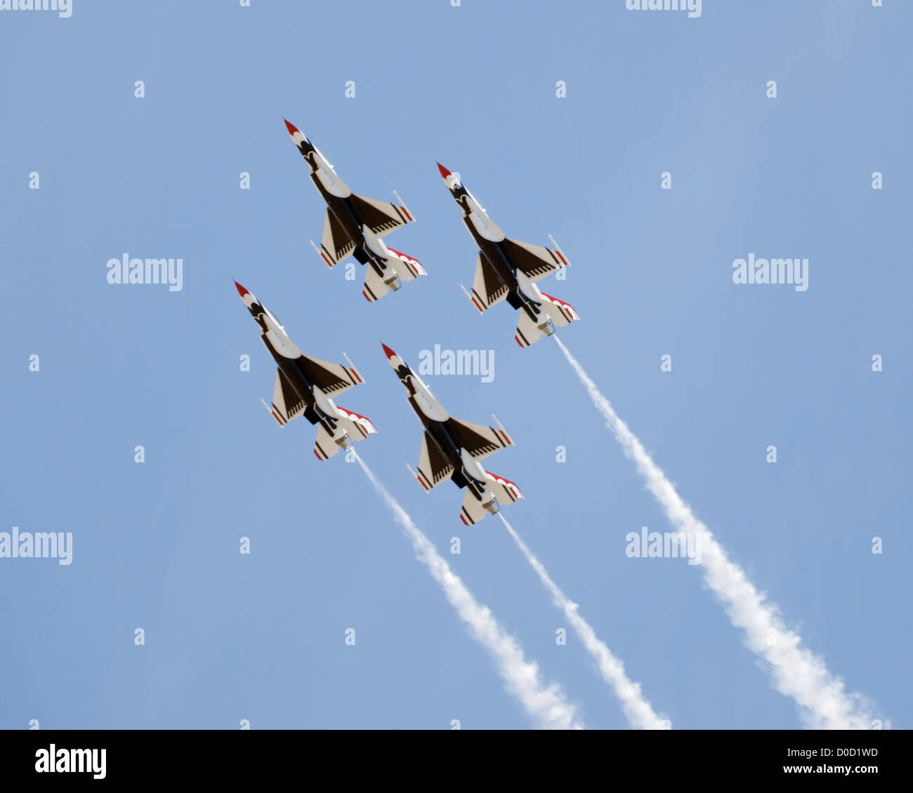 US Air Force Thunderbird Demonstration Team Stock Photo