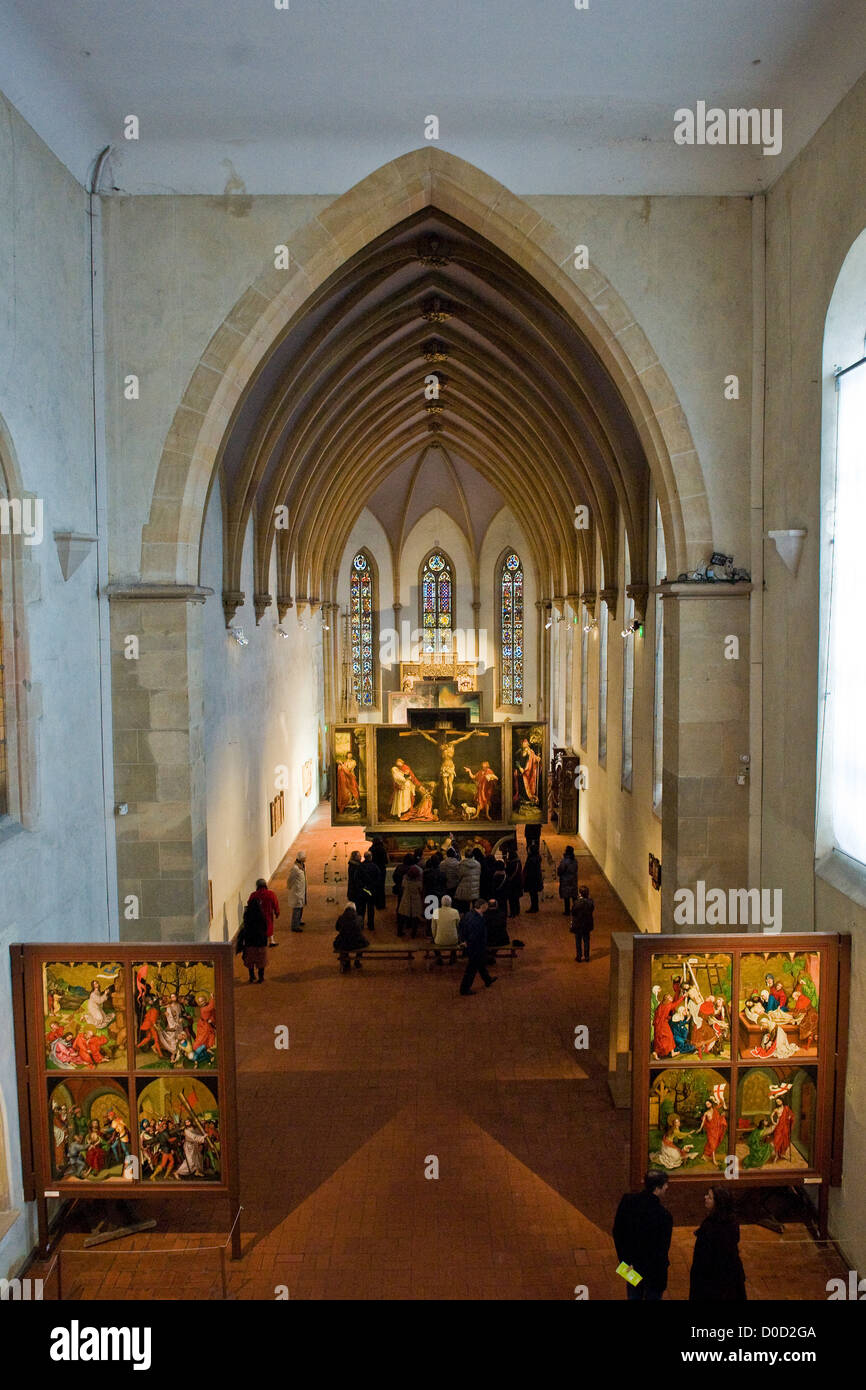 France, Alsace, Colmar, Unterlinden Museum, The Isenheim Altarpiece ...