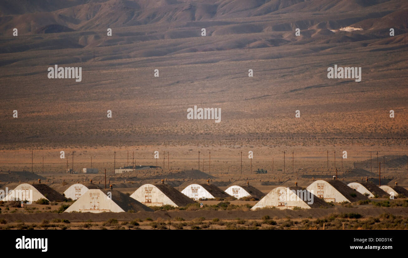 Munitions Bunkers at Hawthorne Army Depot Stock Photo Alamy