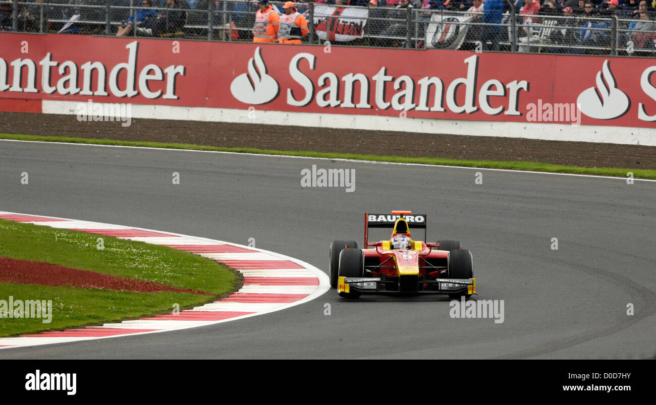 GP2 Support race for Formula 1 Silverstone British Grand Prix. Fabio Leimer (car 5 ), Racing Engineering Stock Photo