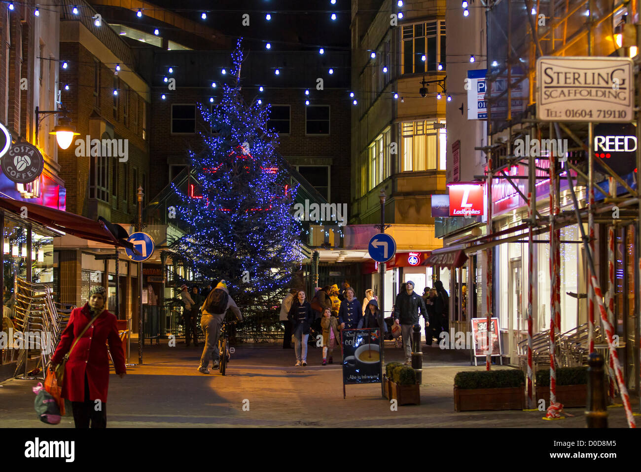 20121122. Abington Street, Northampton. UK . Denise Welch turned on