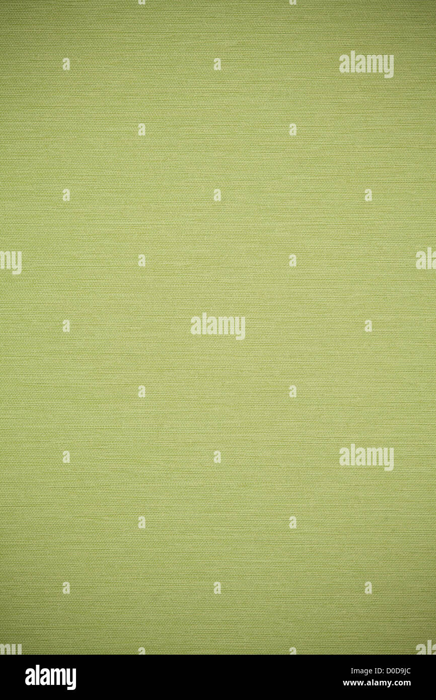 green canvas background, fabric row pattern texture, olive-green backdrop Stock Photo