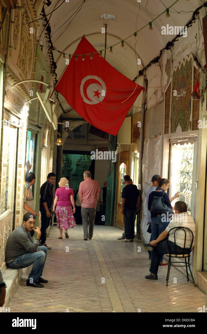The medina in Tunis, Tunsiai Stock Photo