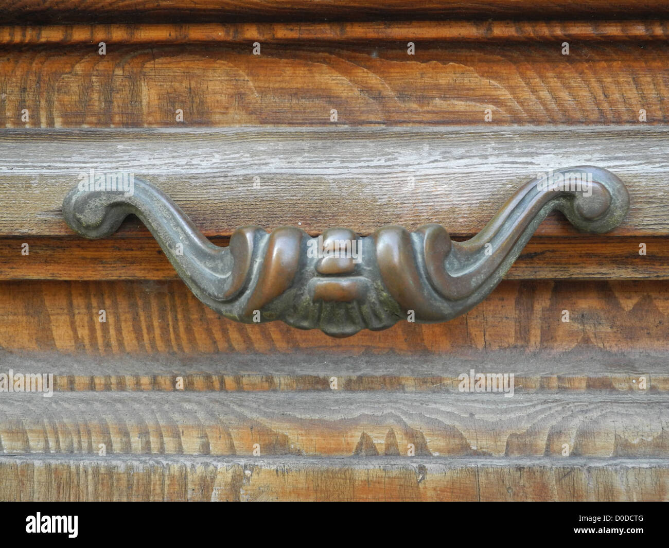 Door Knobs / Handles, Florence Tuscany Italy Stock Photo