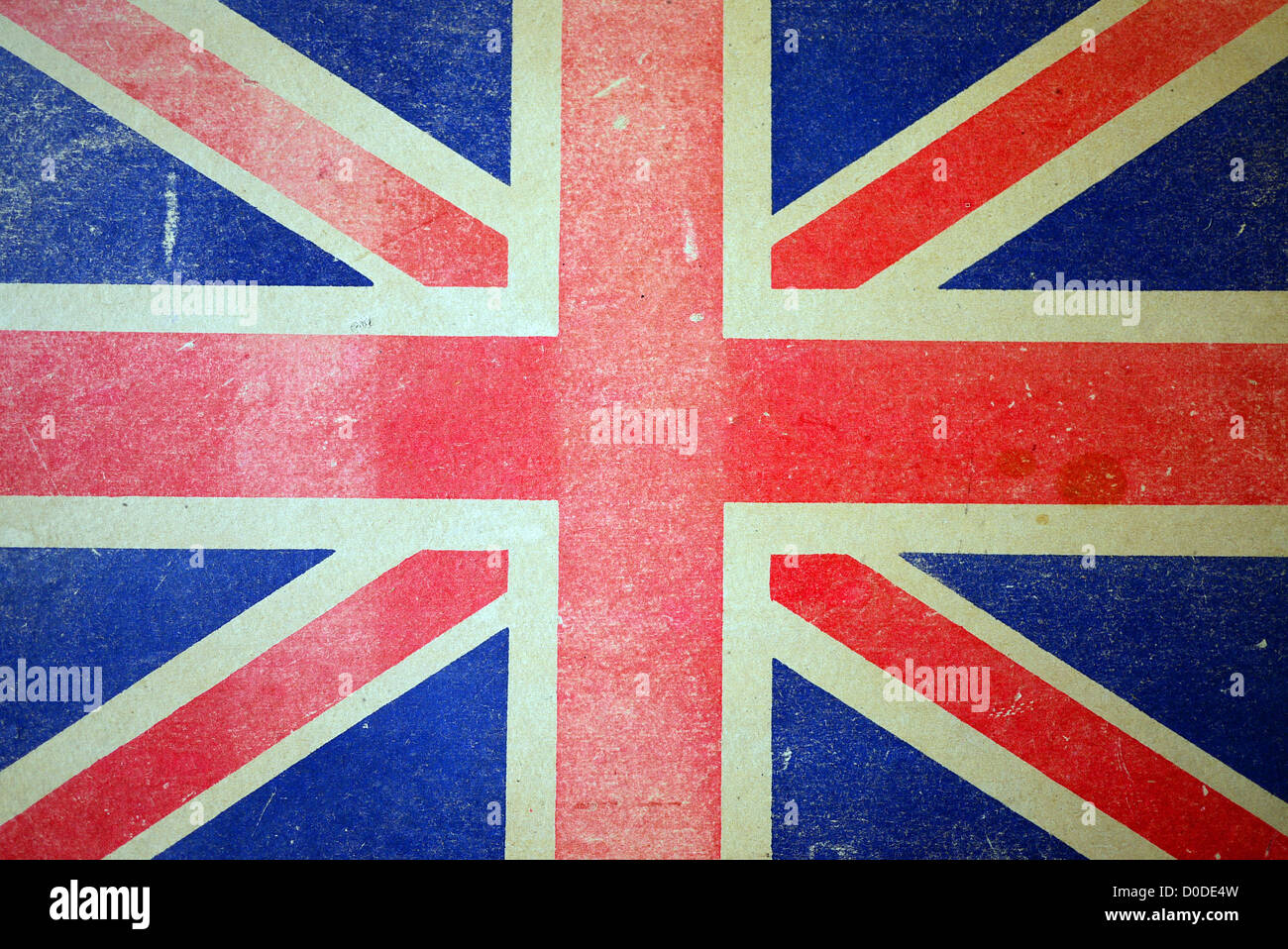 Union Jack Powerpoint Ripped Paper old faded union jack printed on cardboard Stock Photo - Alamy