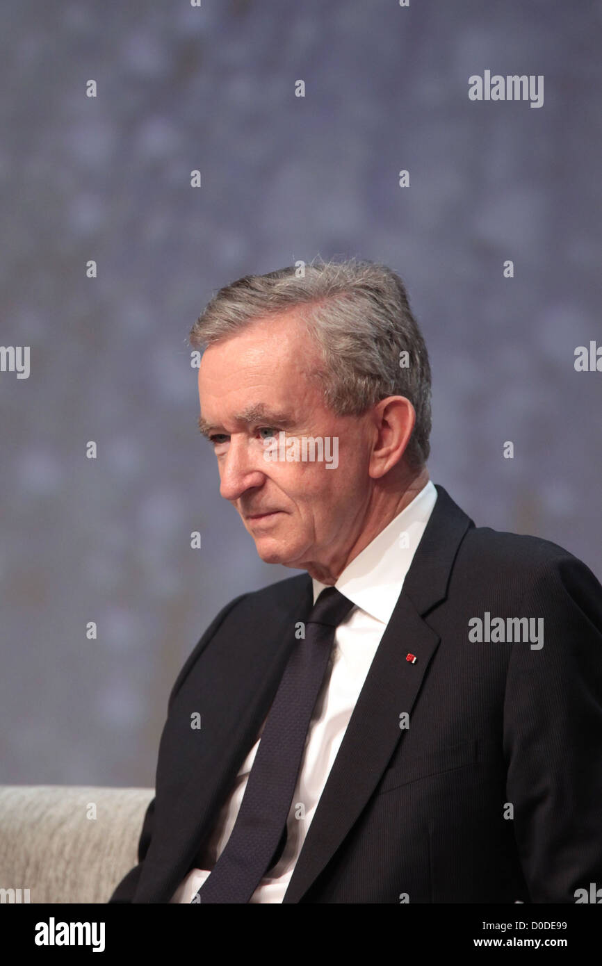 BERNARD ARNAULT CEO OF THE LVMH GROUP LOUIS VUITTON MOET HENNESSY  SHAREHOLDERS' GENERAL MEETING Stock Photo - Alamy