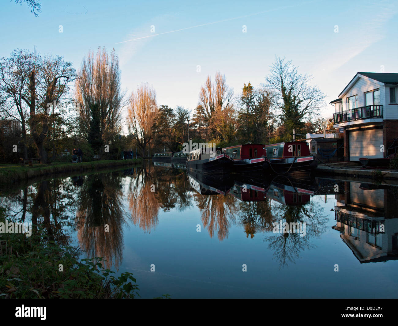 Guildford Boat House on the River Wey, a tributary of the River Thames