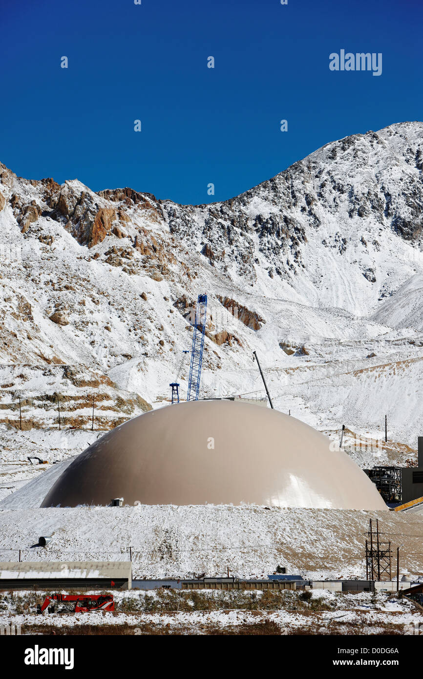 The Climax Molybdenum Mine Climax Colorado also known simply as Climax Mine. some time this was largest molybdenum mine in Stock Photo