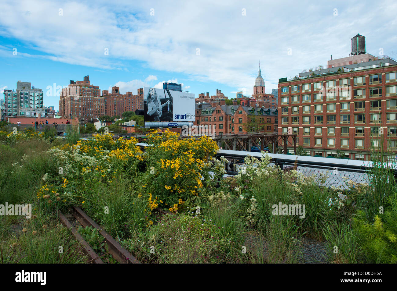 The High Line Park in NYC Stock Photo