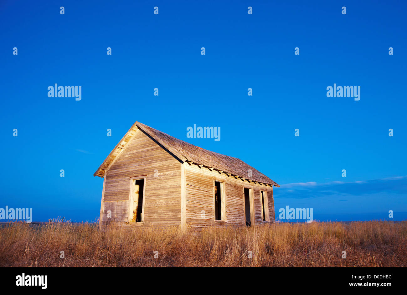 Abandoned ranch house, eastern plains of Colorado Stock Photo Alamy