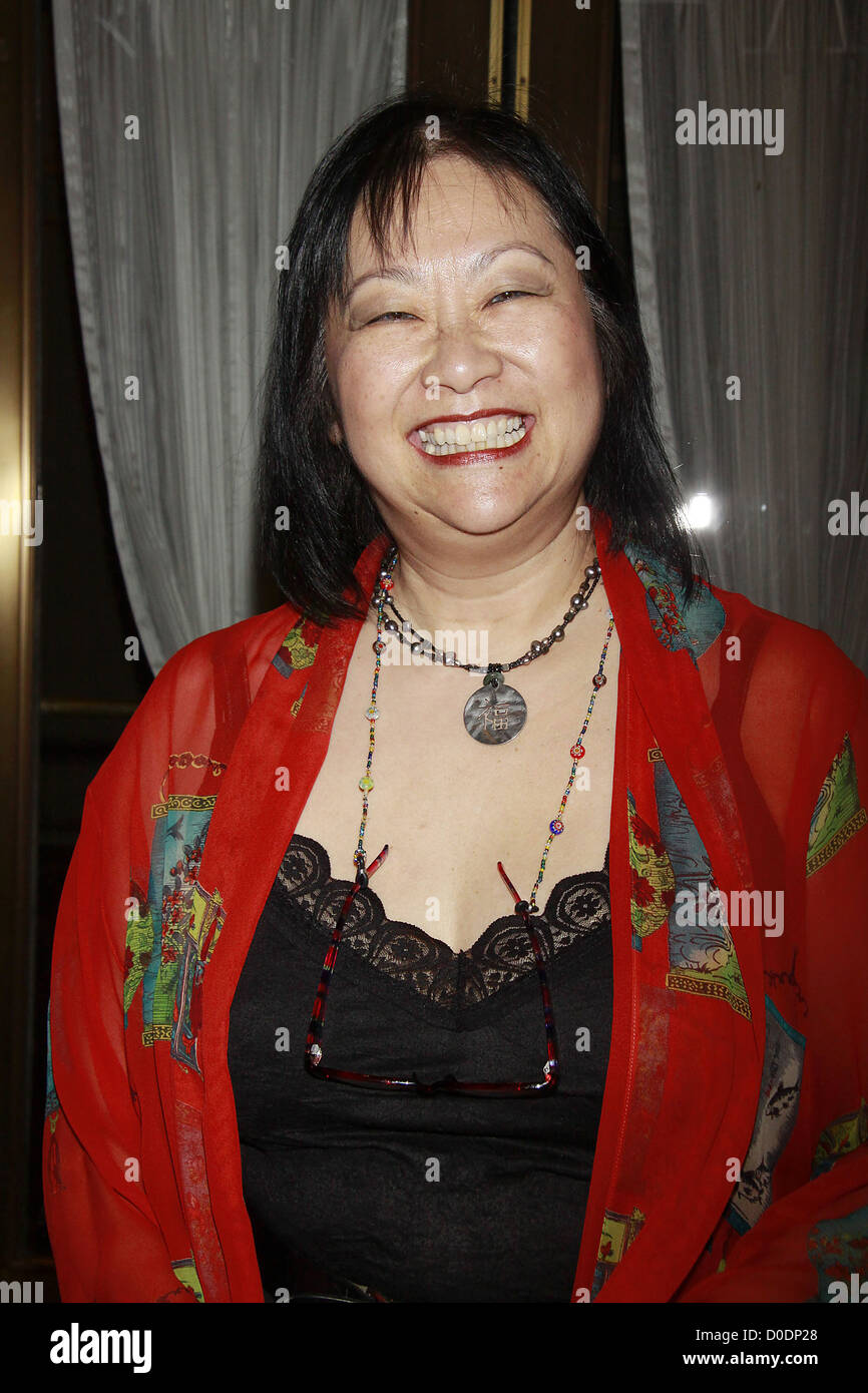 May Pang at the opening night of the Broadway production of 'Rain - A Tribute to The Beatles' at the Neil Simon Theatre - Stock Photo