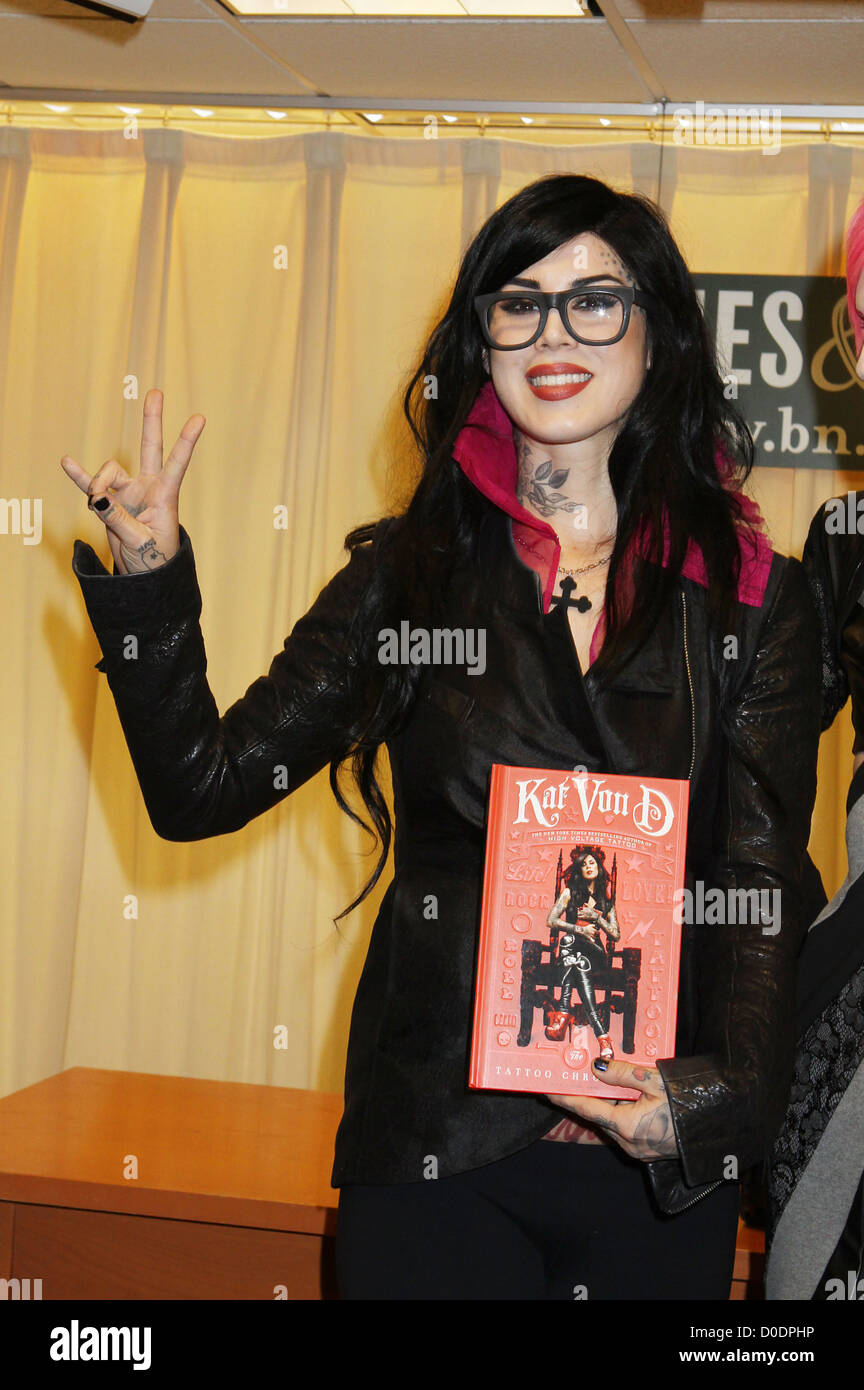 Television personality/tatoo artist Kat Von D promotes her new