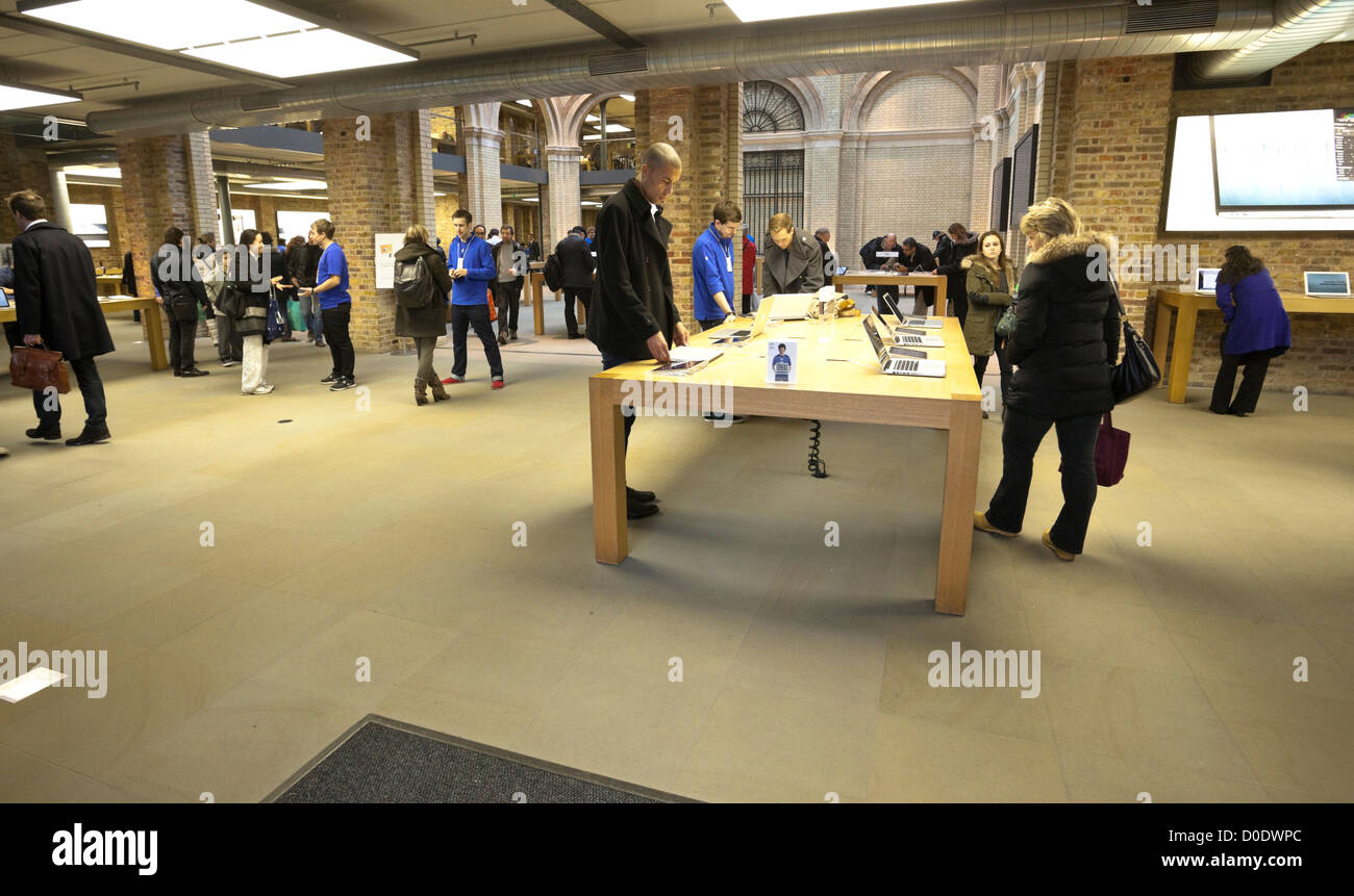 Apple store in Covent Garden, London, England, UK. Stock Photo