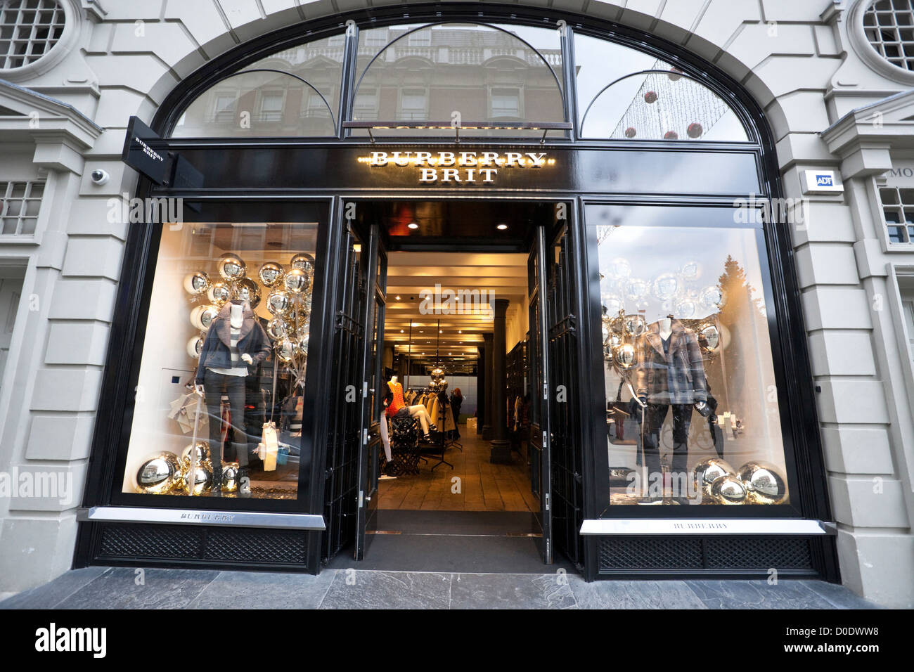 Burberry Brit fashion store, Covent Garden, London, England, UK Stock Photo
