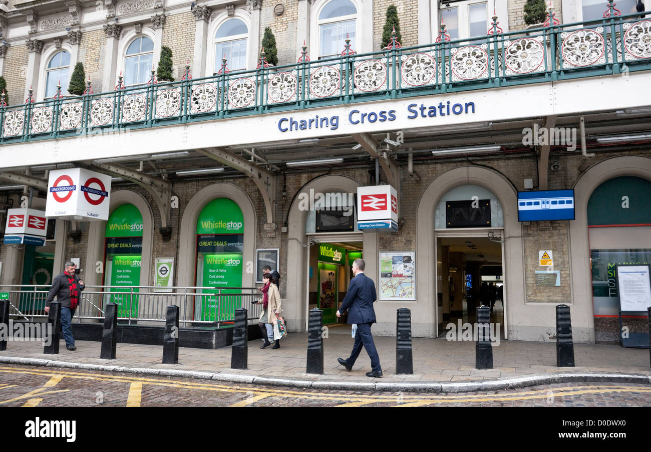 Charing cross Station, London, England, UK. Stock Photo