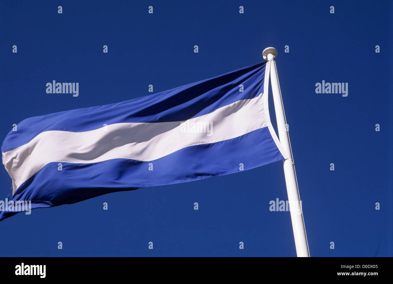 National flag of Argentina. Stock Photo