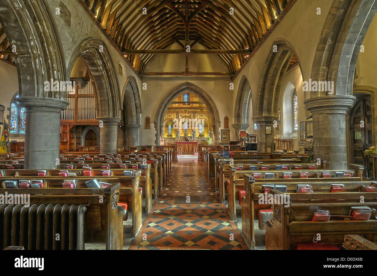 St Mary the Blessed Virgin Church Addington Surrey England UK Stock