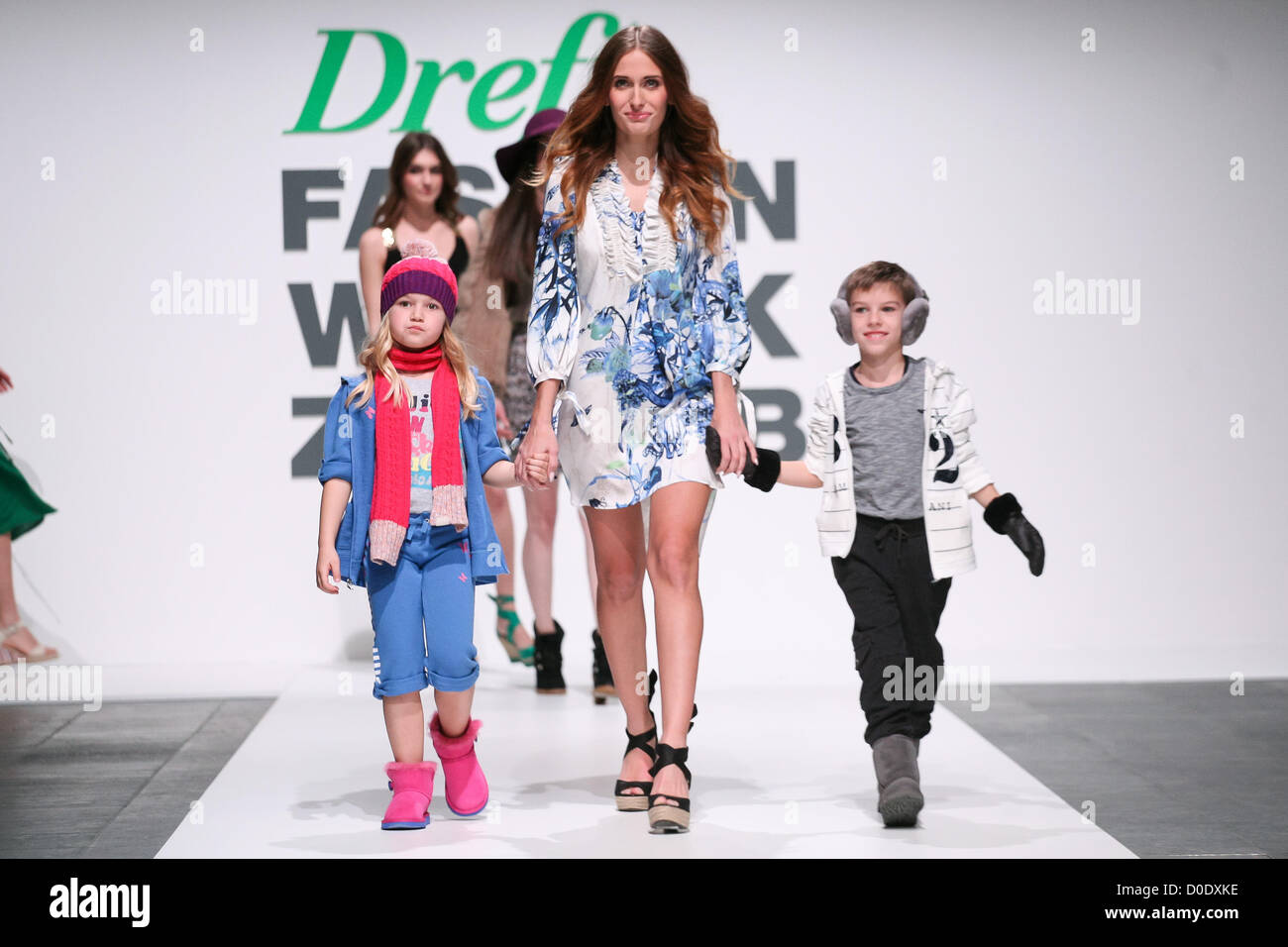 Dreft Fashion Week Zagreb Stock Photo 