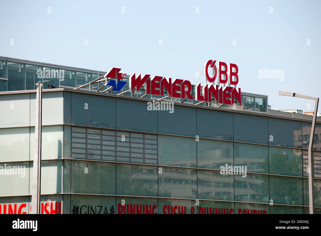 ?sterreich, Wien II, Praterstern, ?BB, Wiener Linien, Bahnhofsgeb?ude. Stock Photo