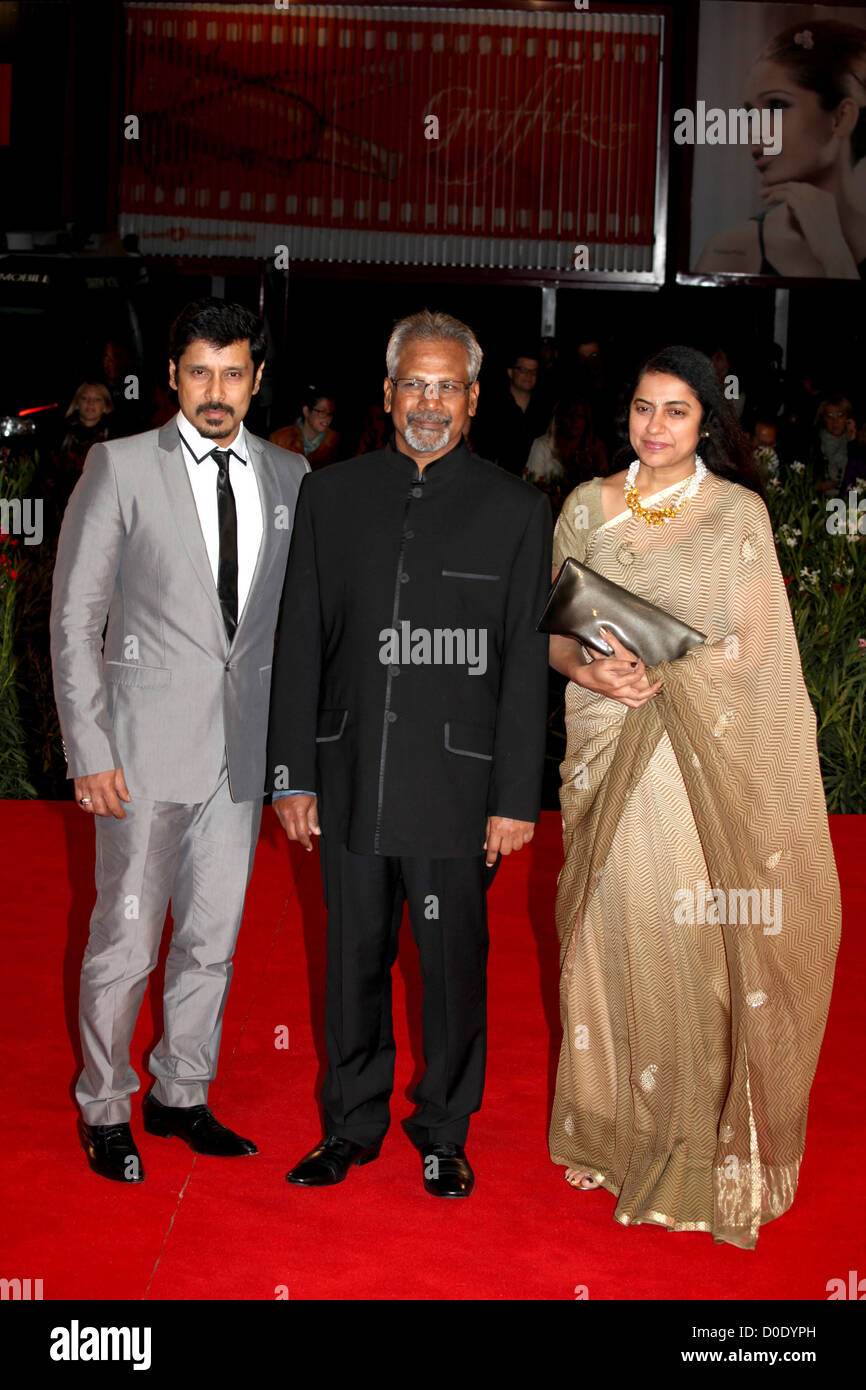 Vikram, Mani Ratnam and wife 67th Venice Film Festival - Day 6 ...