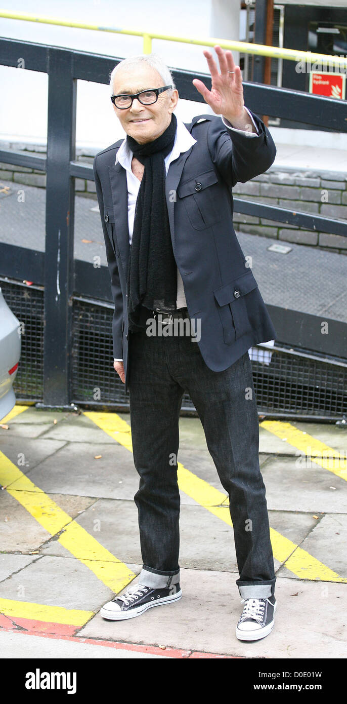 Vidal Sassoon Celebrities outside the ITV television studios London, England - 07.09.10 Stock Photo
