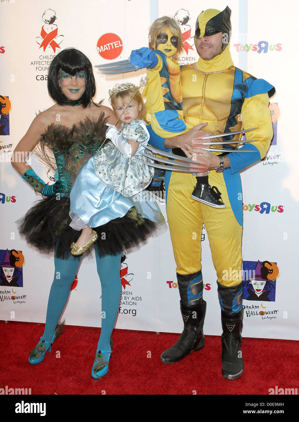 Tori Spelling, Dean McDermott and children 17th Annual Dream Halloween