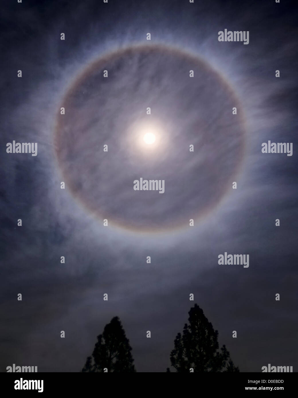 Lunar Ring Stock Photo