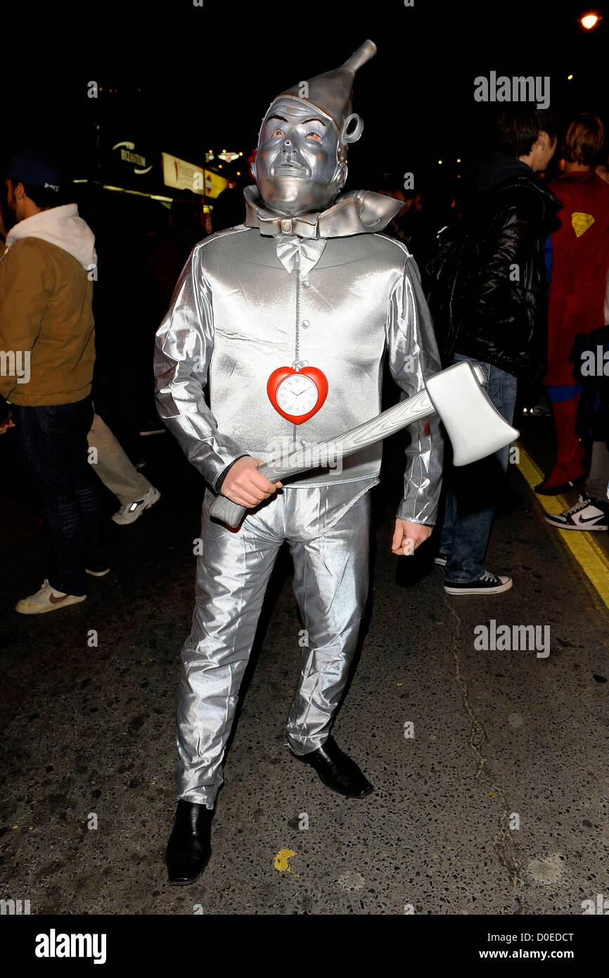 Party goer dressed as Tin Man The Church Street Block Party Toronto