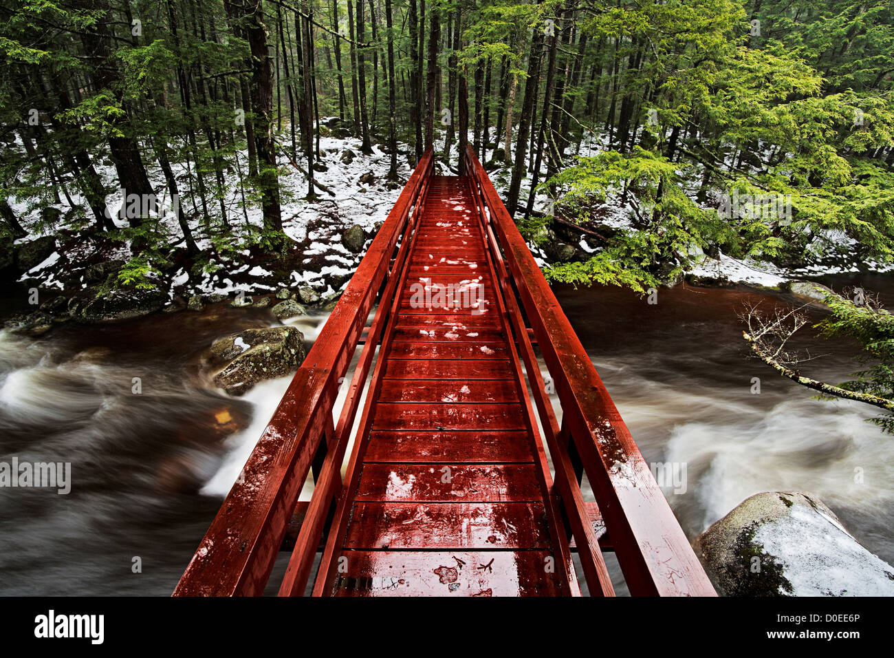 Early winter in Tamworth New Hampshire proved be wet one. All rivers