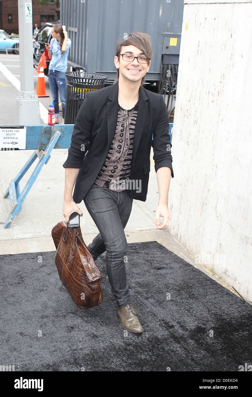 Christian Siriano out and about New York City, USA - 09.09.10 Stock Photo