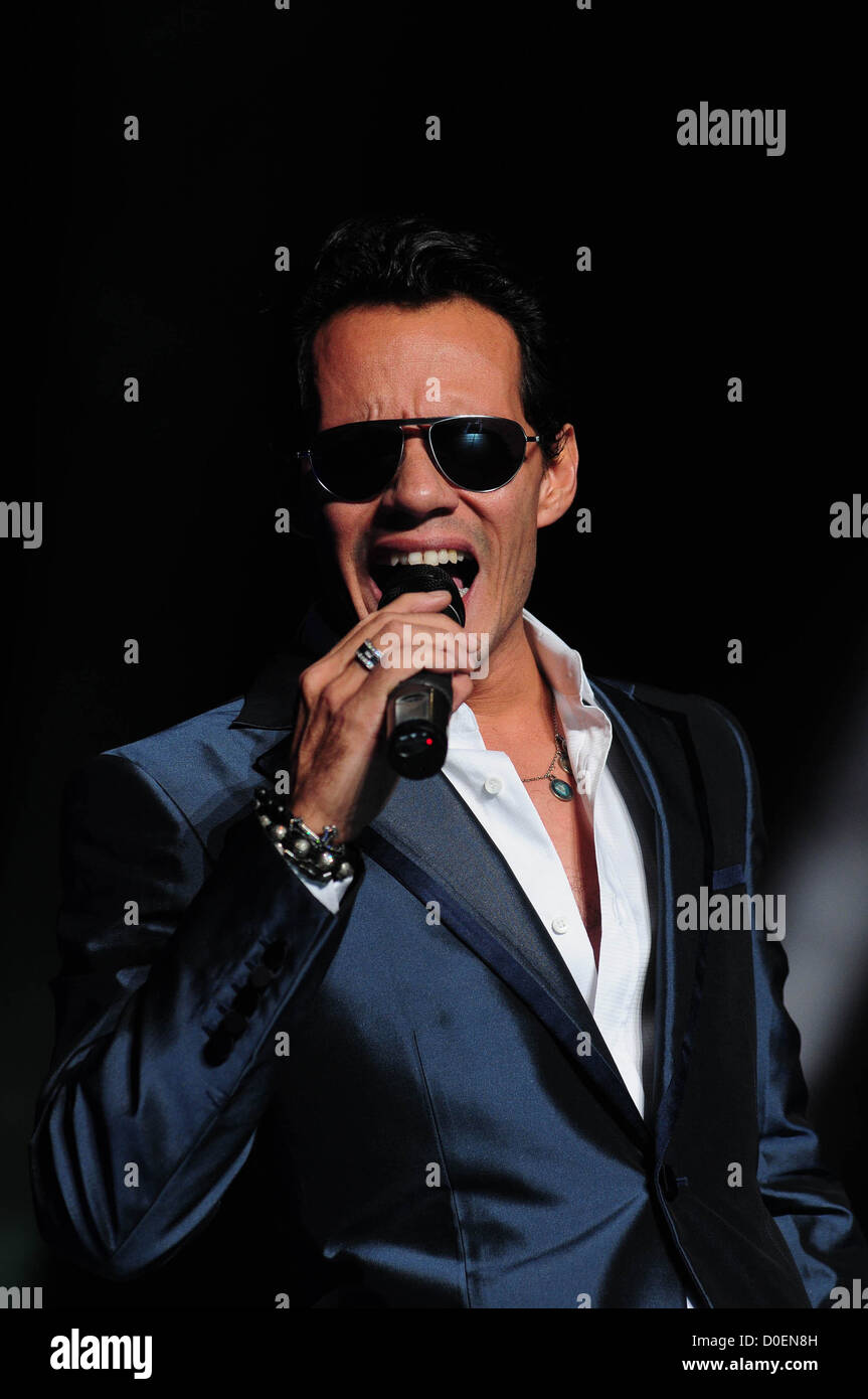 Marc Anthony performing live in concert at Madison Square Garden New