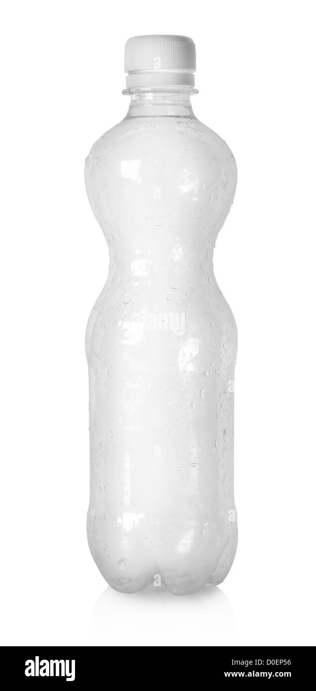 Empty plastic bottle isolated on a white background Stock Photo - Alamy