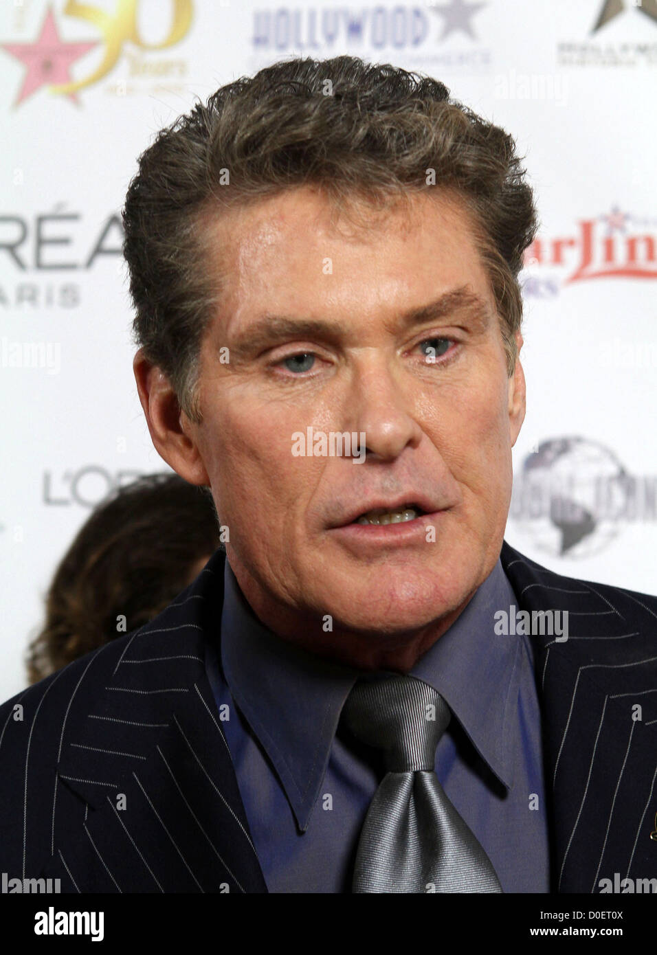 David Hasselhoff the 50th anniversary birthday bash for the Hollywood ...