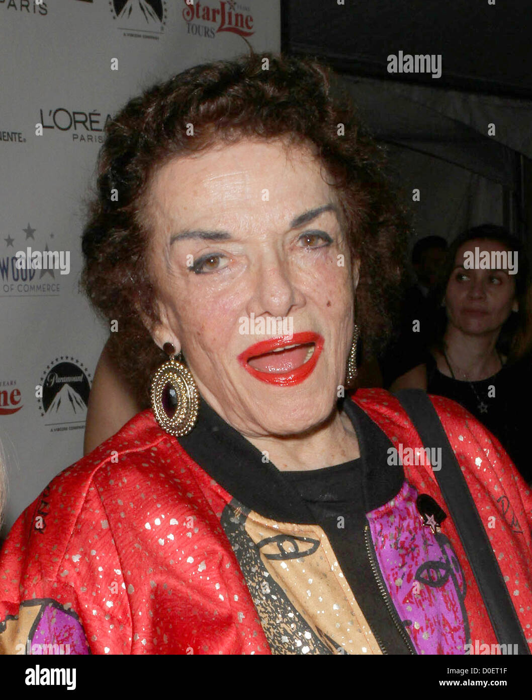 Jane Russell the 50th anniversary birthday bash the Hollywood Walk of