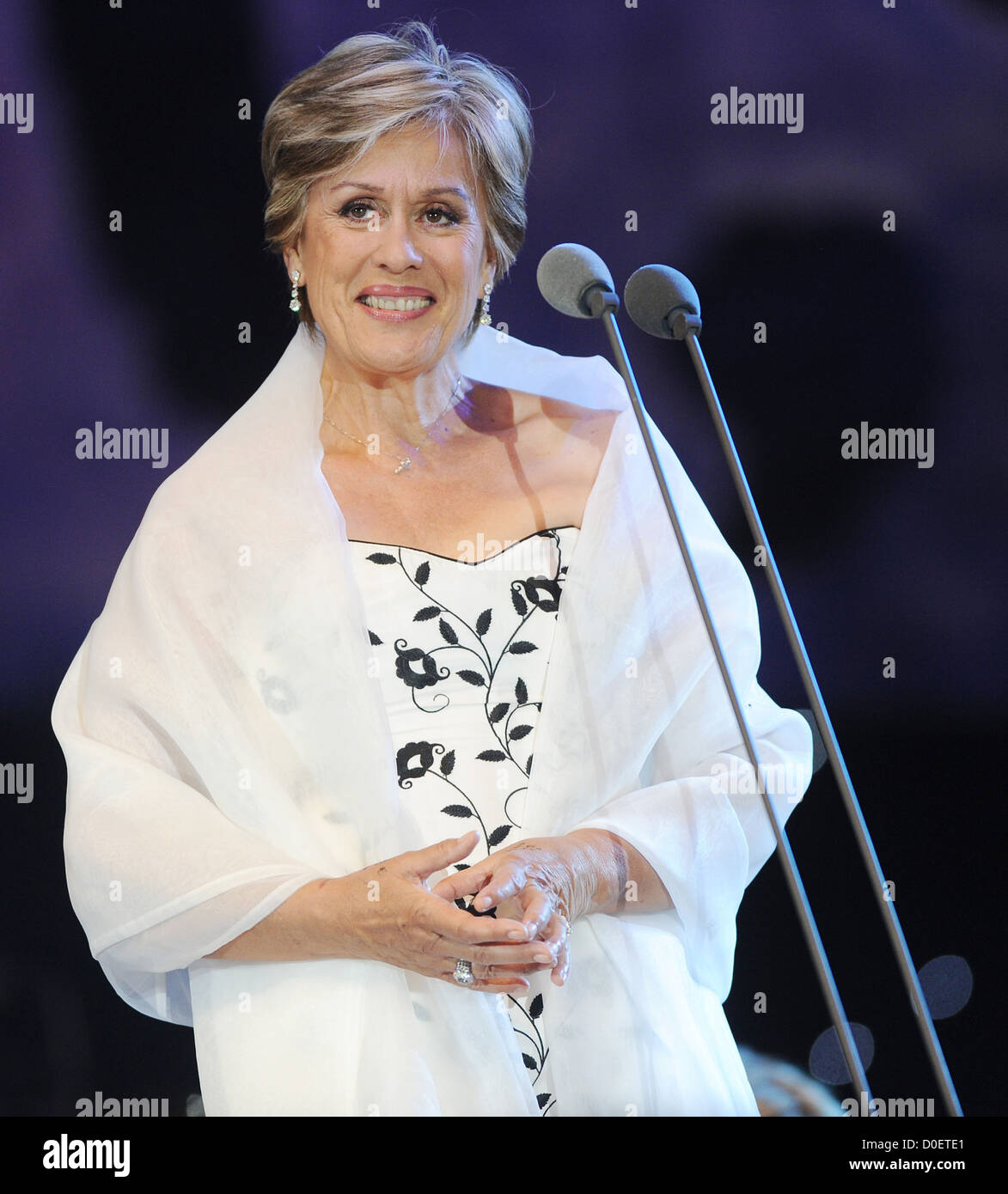 Kiri Te Kanawa BBC Proms In The Park held at Hyde Park. London, England