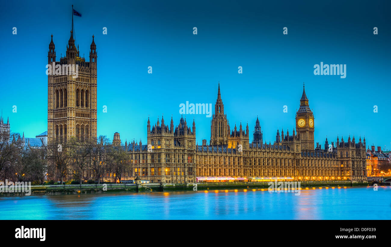 British houises of parliament Stock Photo