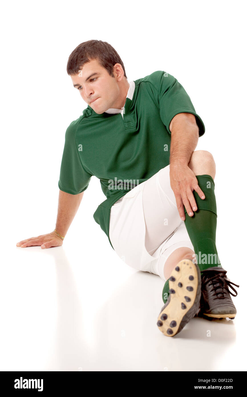 Rugby player stretching hi-res stock photography and images - Alamy