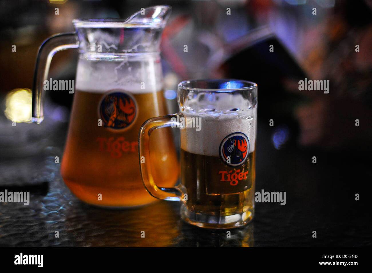 Tiger Beer Stock Photo