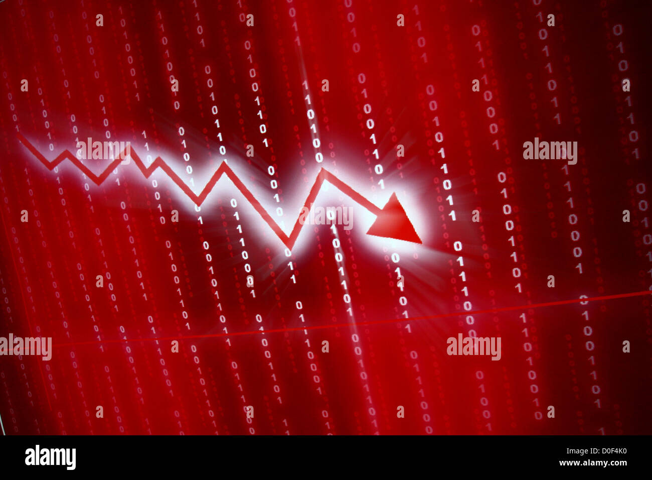 red graph abstract business background Stock Photo - Alamy