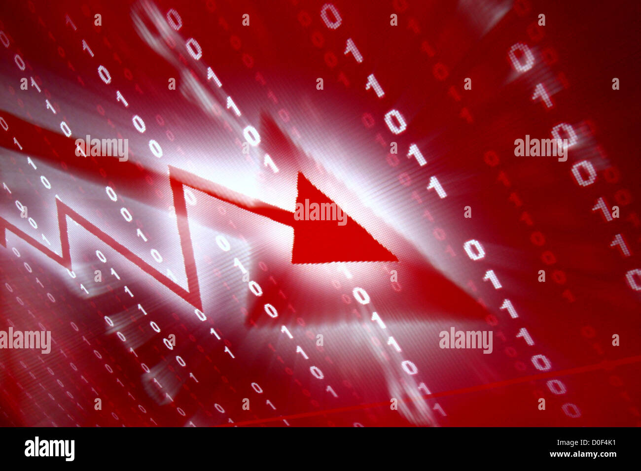 red graph abstract business background Stock Photo - Alamy