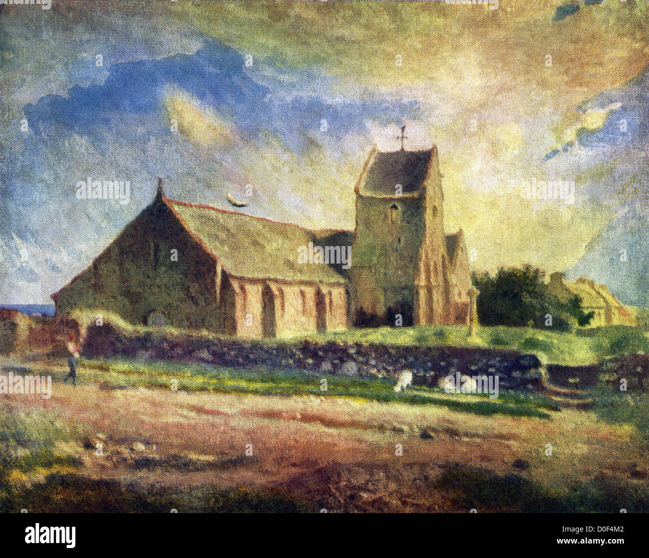 The Church at Greville, by Jean Francois Millet, is one of the subtlest