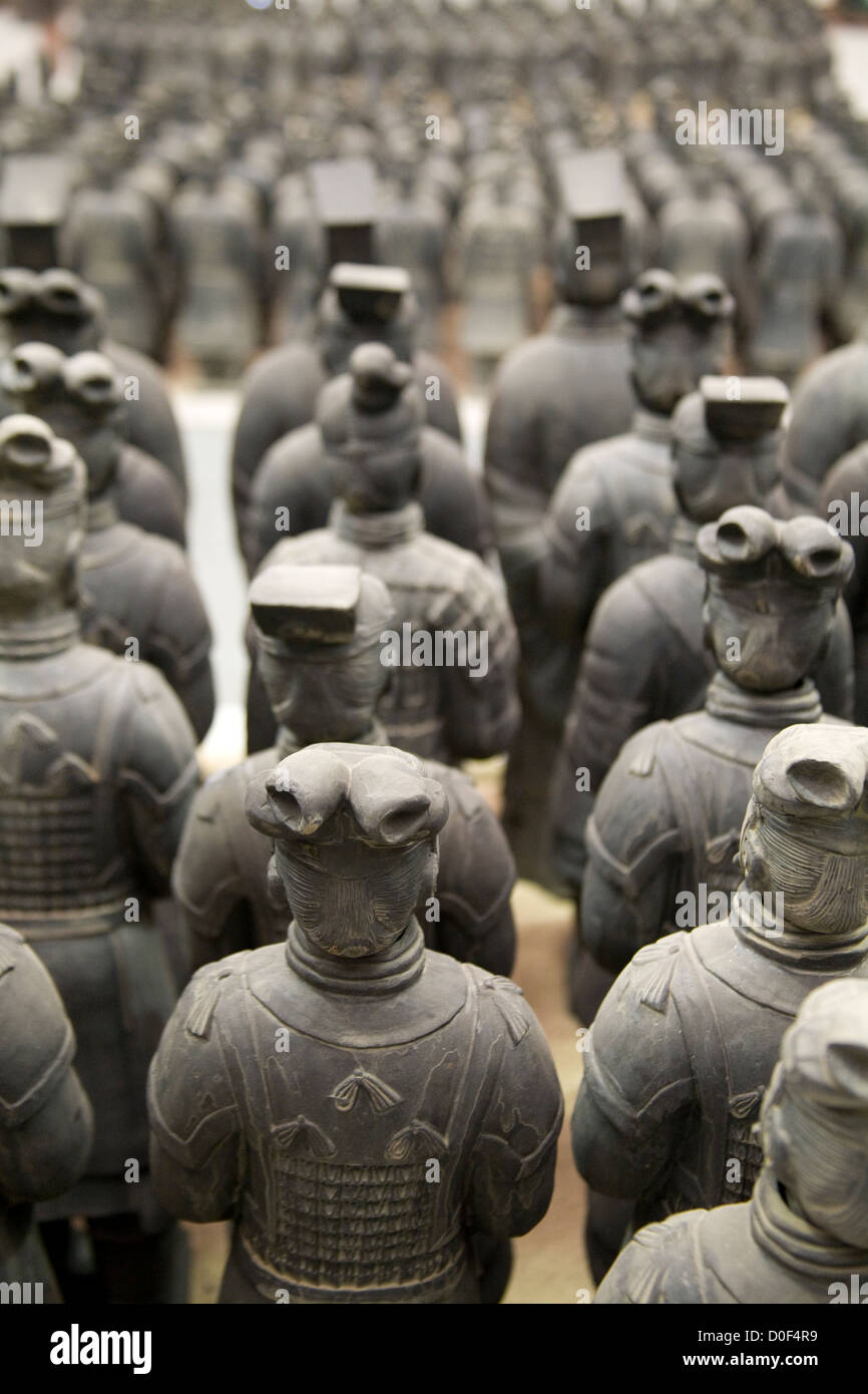 Asia, China, Xi'an, Terracotta Warriors, Terracotta Army Stock Photo
