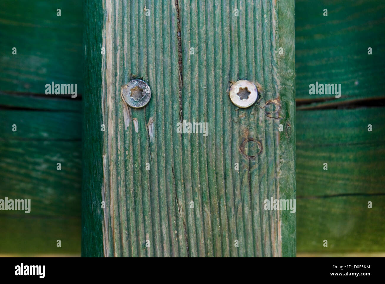 green yellow board with screws Stock Photo Alamy