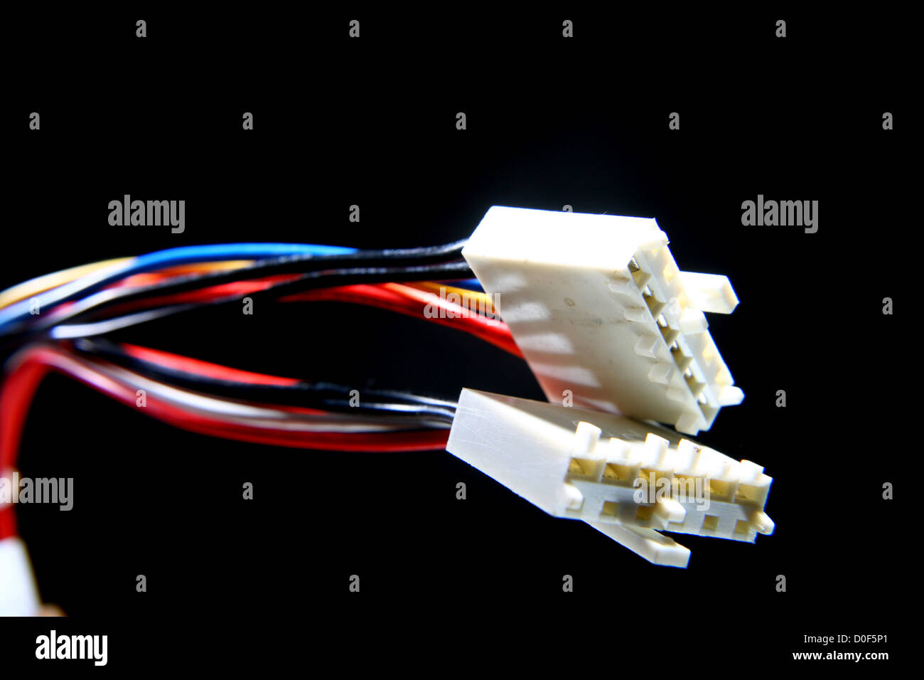connection wires macro close up Stock Photo Alamy