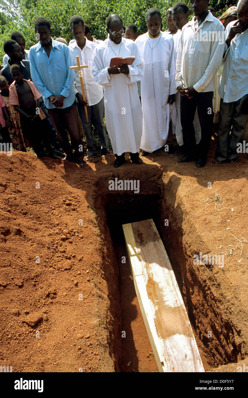 Funeral of a Ugandan AIDS Victim Stock Photo 51965067 Alamy