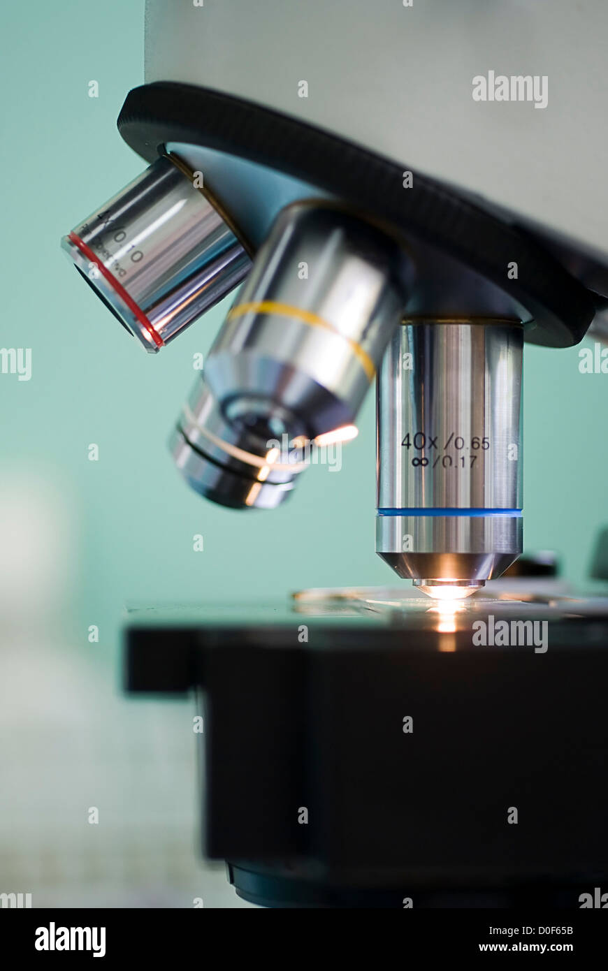 Four microscope hi-res stock photography and images - Alamy