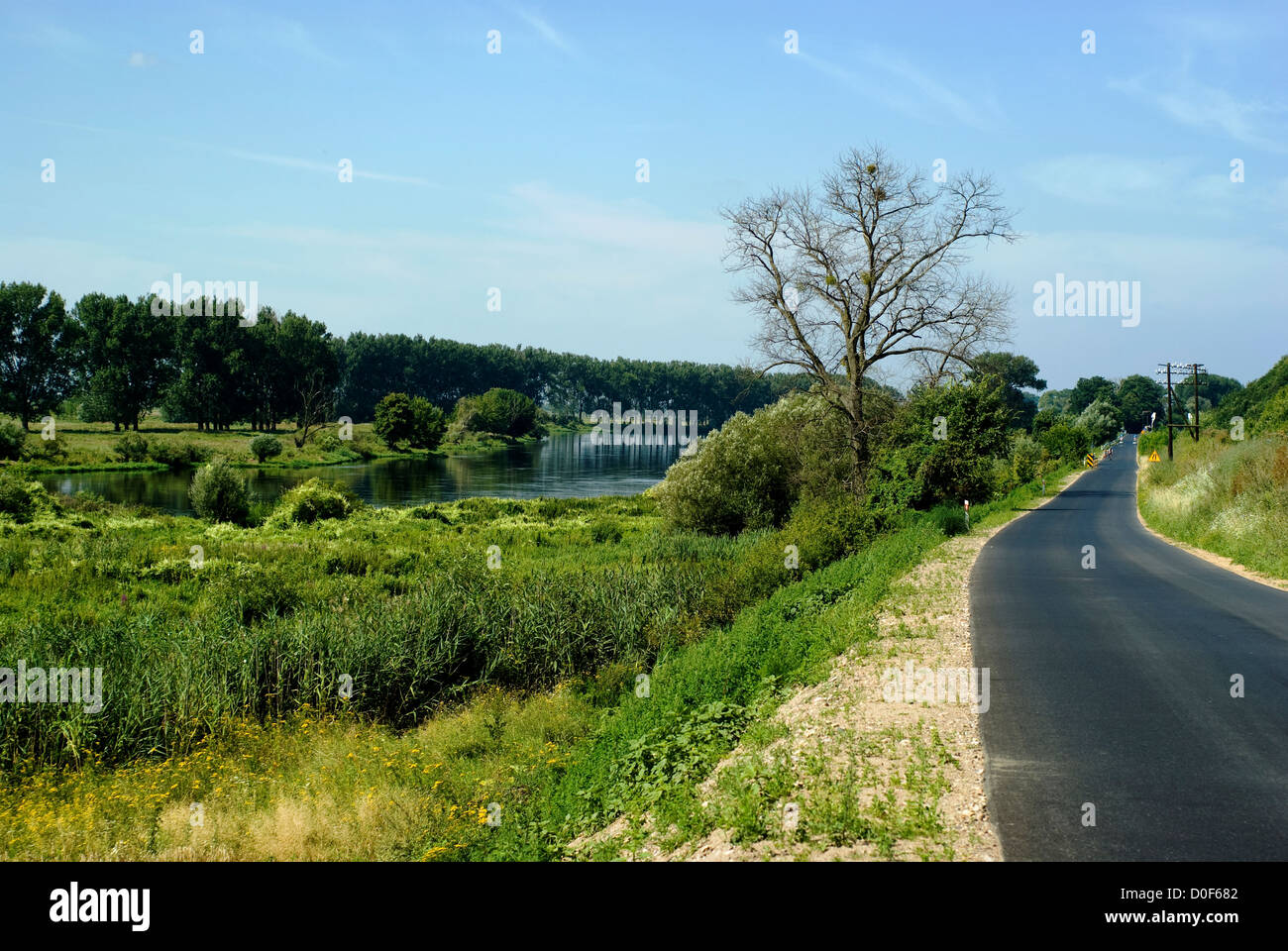 road and river Stock Photo