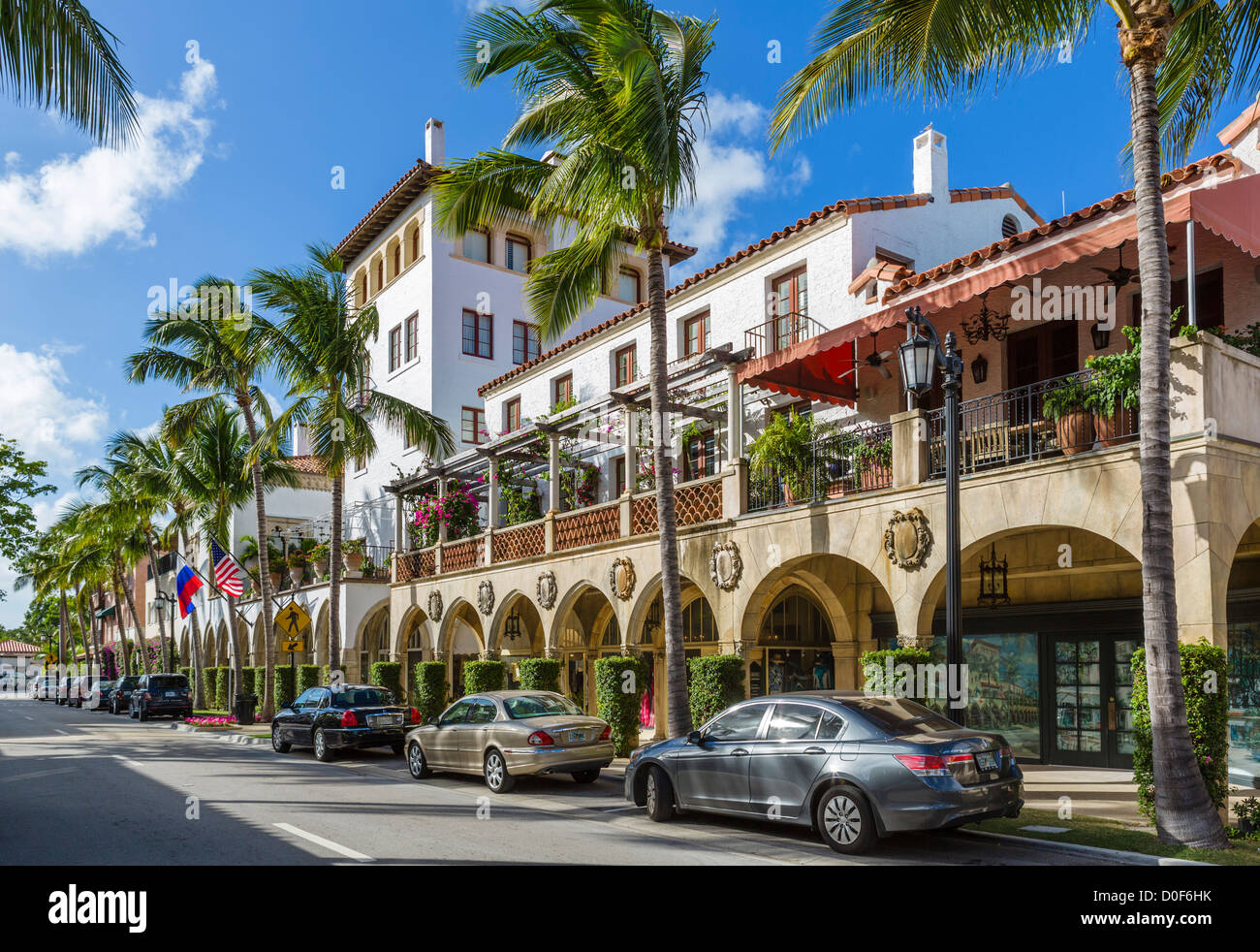 Worth avenue palm beach florida hi-res stock photography and