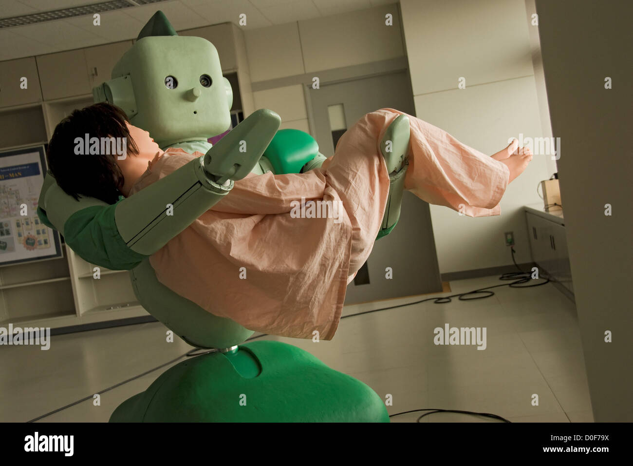 Ri Man Japanese Robot Prototype Under Development Help Assist Nurses Lift Patients Their Bed As Japan S Society Ages Nursing Stock Photo Alamy