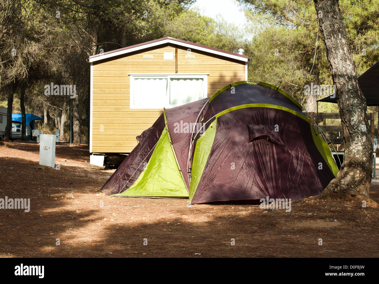Bungalow tent hi-res stock photography and images - Alamy
